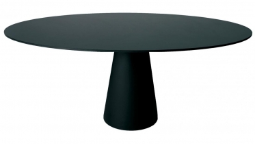 ronde tafel Ø130cm tot Ø180cm met kegel onderstel | art 76.1802