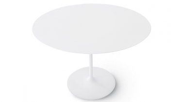 ronde tafel wit centrale kolom | art 15.06xx2