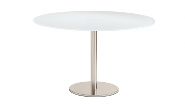 ronde tafel wit volkernblad - Pure White - art 76.R0002