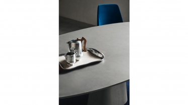 Beton tafel ovaal - Concrete2