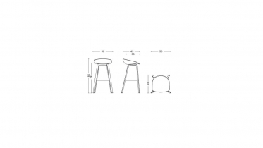 HAY About a Stool AAS32 wood-polypropylene shell2