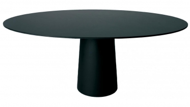 OVAL CONE  ovale tafel met kegelonderstel2