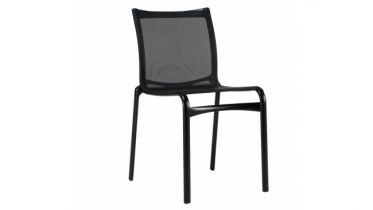 stoel in aluminium en netbekleding - art 14.416/441/4582