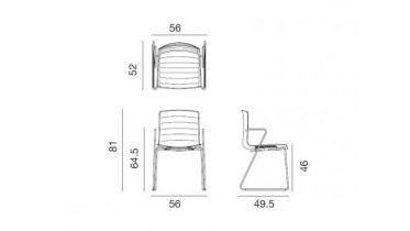 stoelen stof of leder | art 15.02892