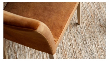 houten stoel met stof of leder - art 12.2092