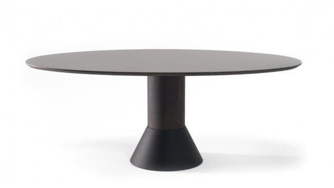 ovale tafel in hout | art 0766OV