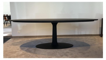ovale tafel met centrale kolom | art 07.OVJ2
