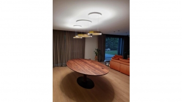 ovale tafel met centrale kolom | klantreferentie 772