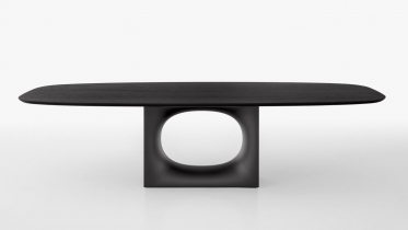 ovale tafel met een houten blad2