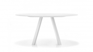 ronde tafel diameter 160cm of 140cm - wit volkern - art 76.1602