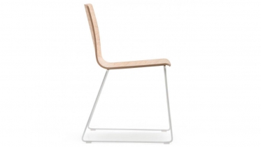 slede stoel hout | art 765619
