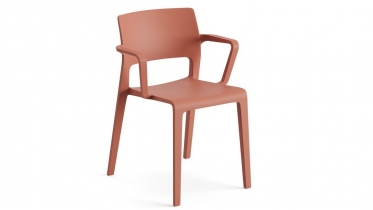 stoel in kunststof met armleuningen | art 15.36212