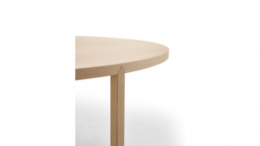 strakke ronde houten tafel | art 07.SLR002